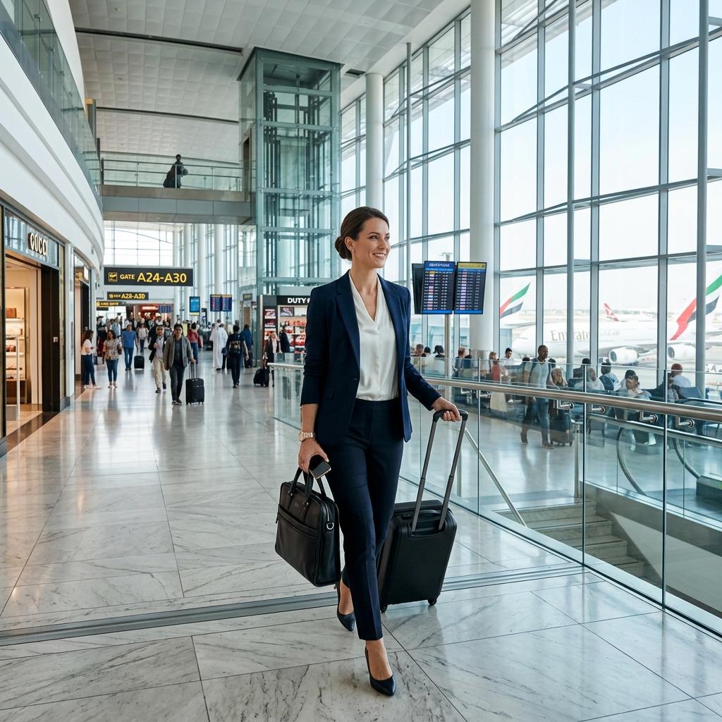 Executive in International Terminal